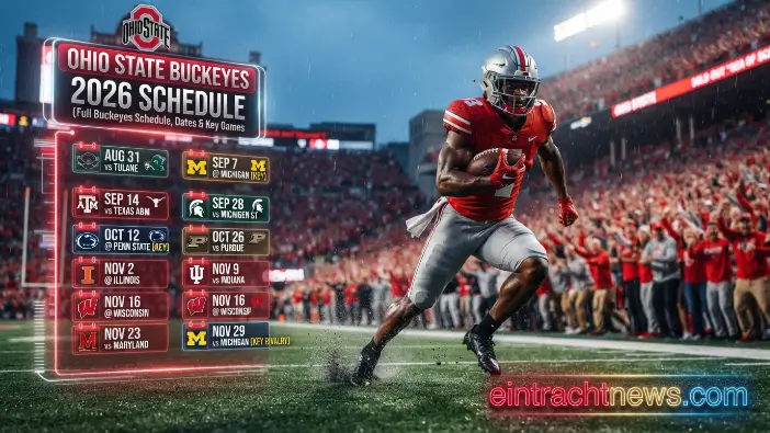 Ohio State Football Schedule 2026: Full Buckeyes Schedule, Dates & Key Games Ohio State Football Schedule