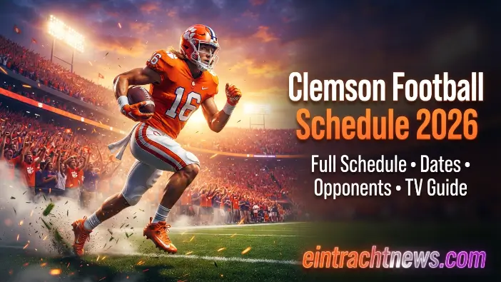Clemson Football Schedule 2026: Full Schedule, Dates, Opponents & TV Guide Clemson Football Schedule