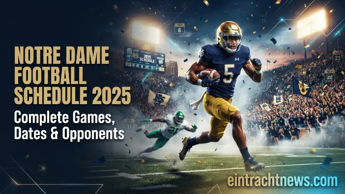 Notre Dame Football Schedule 2025
