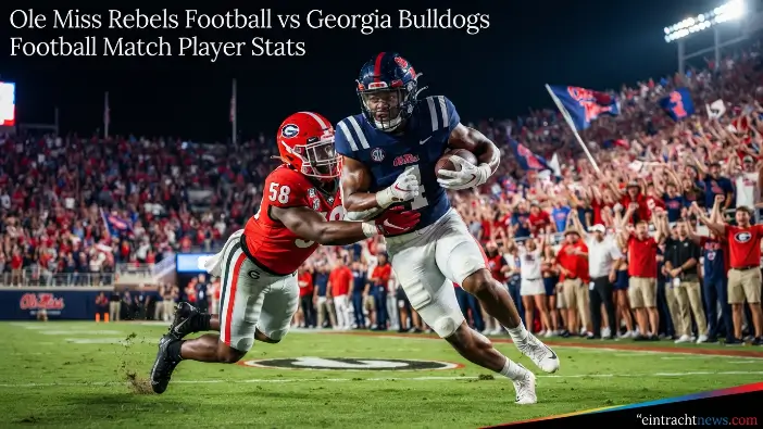 Ole Miss Rebels Football vs Georgia Bulldogs Football Match Player Stats